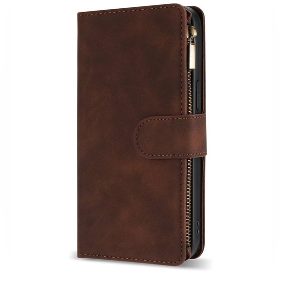 ZZXX CASE SLIM CREATIVE CASE SAMSUNG GALAXY A55 5G CASE WALLET BROWN COFFEE - Picture 5 of 8